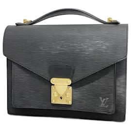 Louis Vuitton-Louis Vuitton Epi Monceau Handbag-Black