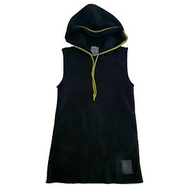 Sweat à capuche Chanel noir et vert en laine Noir Vert