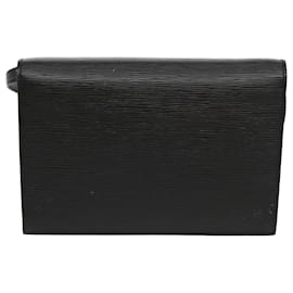 Louis Vuitton-LOUIS VUITTON Epi Hublot Shoulder Bag Black Red M52557 LV Auth ep6141-Black,Red