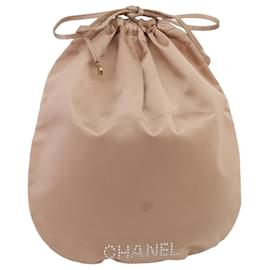Chanel-CHANEL Hand Bag Nylon Pink CC Auth 94283-Pink