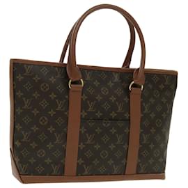 Louis Vuitton-LOUIS VUITTON Monogram Sac Weekend PM Tote Bag M42425 LV Auth ep6056-Monogram