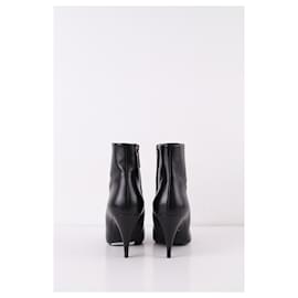 Saint Laurent-Leather boots-Black