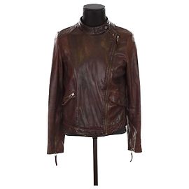 Bash Chaqueta de cuero Castaño