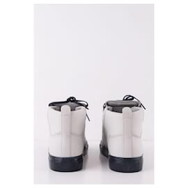 Balenciaga-Leather sneakers-White