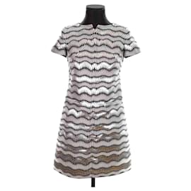 Courreges Robe argent Argenté