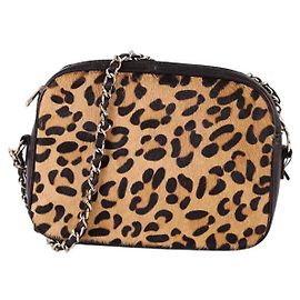 Maje Borsa a tracolla in pelle Beige