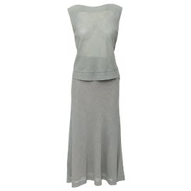 Set top e gonna Alberta Ferretti Grigio