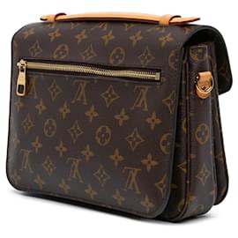 Louis Vuitton-Brown Louis Vuitton Monogram Pochette Metis Satchel-Brown