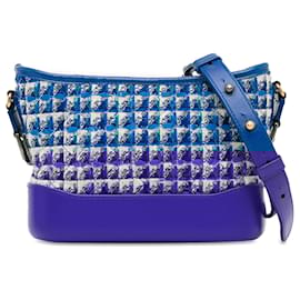 Chanel-Blue Chanel Small Tweed Gabrielle Crossbody-Blue