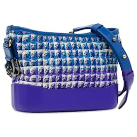 Chanel-Blue Chanel Small Tweed Gabrielle Crossbody-Blue