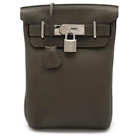 Hermès-Hermes Kelly Accado PM Shoulder Bag Togo Leather-Green