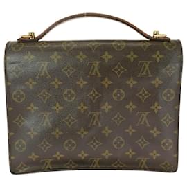 Louis Vuitton-Louis Vuitton Monceau 28 Handbag Brown-Brown