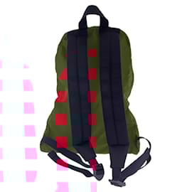 Balenciaga-Balenciaga Nylon Explorer Backpack Red Black-Red