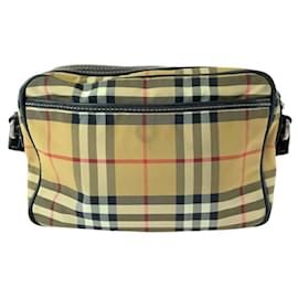 Burberry-Burberry Nylon Shoulder Bag Crossbody-Brown