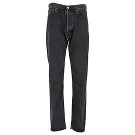 Vêtements Jeans de pierna recta en denim negro de algodón Vetements Negro