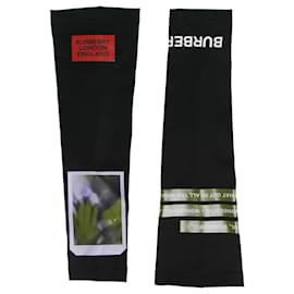 Burberry-Black printed sleeves-Black