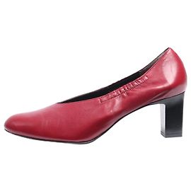 Robert Clergerie Dark red soft leather heels - size EU 40.5 Red