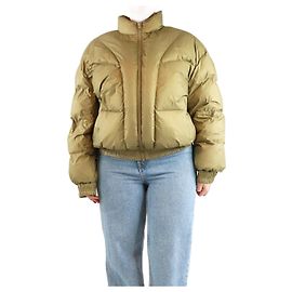 Isabel Marant Etoile Khaki Nylon Pufferjacke - Größe UK 12 Andere