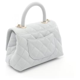 Chanel-Chanel Coco Handle XXS Top Handle Bag Blue-Blue