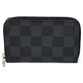 Louis Vuitton-Louis Vuitton Zippy Coin Purse N63076-Black