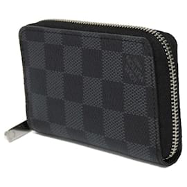 Louis Vuitton-Louis Vuitton Zippy Coin Purse N63076-Black