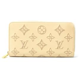 Louis Vuitton-Louis Vuitton Monogram Zippy Wallet M82471-Brown,Beige