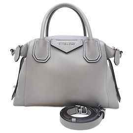 Givenchy Antigona Soft Small 2Way Leder Tote Grau