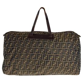 Fendi-Fendi Zucca Canvas Tote Bag-Brown