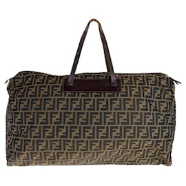 Fendi-Fendi Zucca Canvas Tote Bag-Brown
