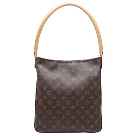 Bolsa Louis Vuitton Monogram Looping GM M51145 Marrom