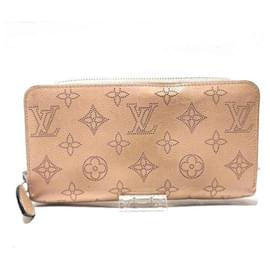 Louis Vuitton-Louis Vuitton Mahina Leather Zippy Wallet-Pink
