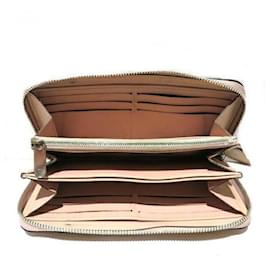 Louis Vuitton-Louis Vuitton Mahina Leather Zippy Wallet-Pink