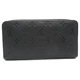 Louis Vuitton-Louis Vuitton Monogram Empreinte Leather Zippy Wallet-Black