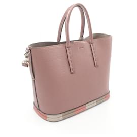 Fendi-Sac à main en cuir Selleria Fendi 8BH349-Rose