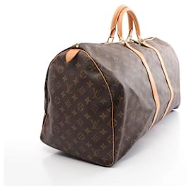 Louis Vuitton-Louis Vuitton Keepall 55 Boston Bag Monogram-Brown