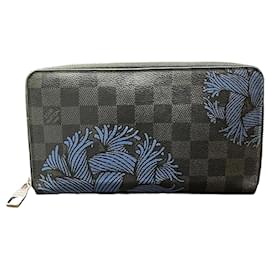 Louis Vuitton-Louis Vuitton Damier Christopher Nemeth Zippy Organizer Wallet N41683-Black