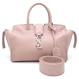 Sac en cuir Baby Downtown Cabas Yves Saint Laurent Rose
