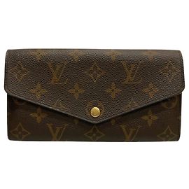 Louis Vuitton Monogram Sarah Langbörse Braun