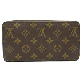 Louis Vuitton-Louis Vuitton Zippy Wallet Monogram Brown M41895-Brown