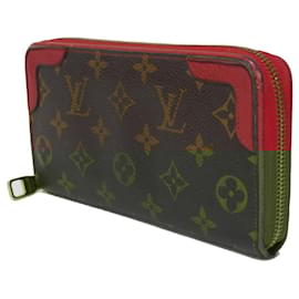 Louis Vuitton-Louis Vuitton Monogram Zippy Wallet M61854-Brown