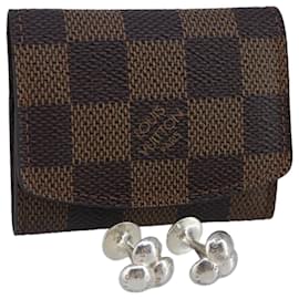Louis Vuitton-LOUIS VUITTON Damier Ebene Cuff Case M30964 LV Auth 96740-Other