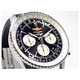 Breitling-BREITLING Navitimer01 Chronograph black AB012012/BB01(AB0120) Mens-Silvery