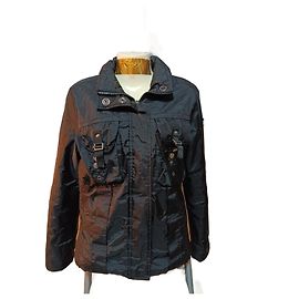 Woolrich Steppjacke aus technischem Stoff Schwarz Schwarz