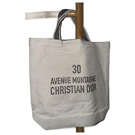 Christian Dior Borsa tote Dior Argento Grigio