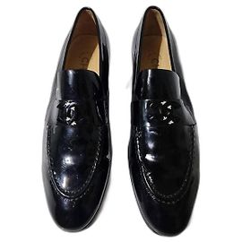 Mocassin en cuir verni Chanel noir taille 35C Noir