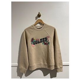 GOLDEN GOOSE Strickwaren T.International XL Baumwolle Beige