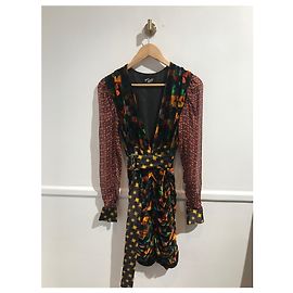 Autre Marque MIMI LIBERTE Vestidos T.Internacional S Terciopelo Multicolor