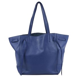 Céline CELINE Hippo Phantom Petit Cabas Tie Tote en Bleu Bleu
