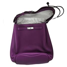 Hermès-sac Hermes So Kelly en excellent état-Violet