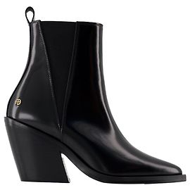 Botines Bekah - ANINE BING - Cuero - Negro Negro